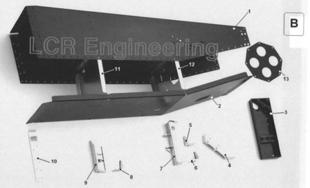 LCR chassis onderdeel (B1)