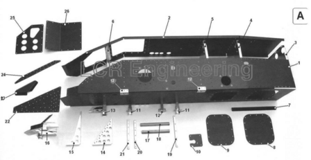 LCR chassis onderdeel (A7)