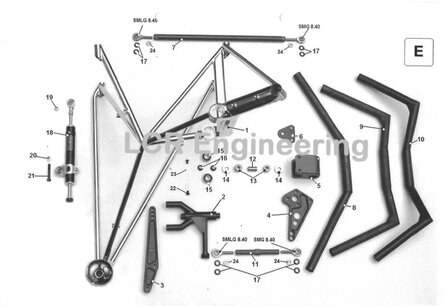 Sidecarshop besturingsonderdeel (E3)