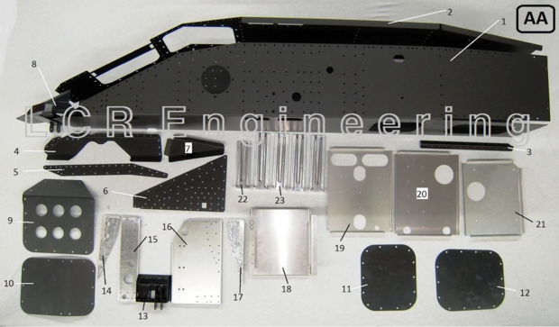 LCR Motorsteun chassis onderdeel (AA22)