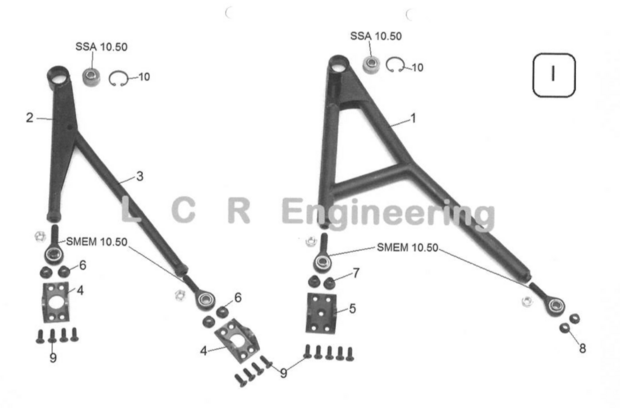 ARS Chassis beugel (I5)