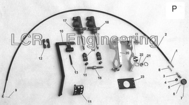 LCR kabel (P1 t/m P9)